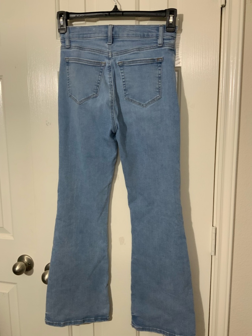 LOFT Light Blue Flare Jeans - Picture 3 of 5